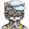 The cat with the hat